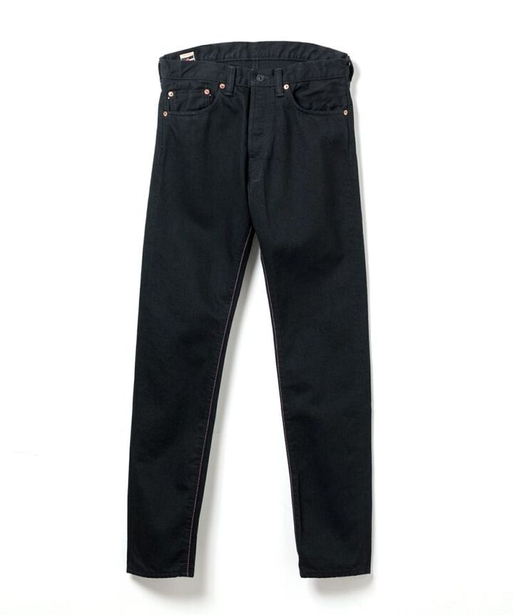 Momotaro B0105SP 15.7oz GTB Selvedge Black x Black Denim Narrow Tapered