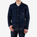 Iron Heart IHJ-140-IG 19oz Selvedge Denim Type I Jacket - Indigo/Grey