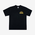 Iron Heart IHPT-2304-BLK 7.5oz Printed Loopwheel Crew Neck T-Shirt