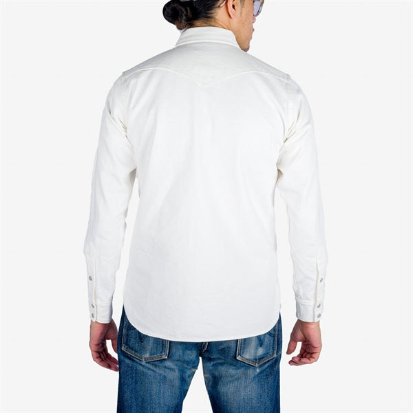 Iron Heart IHSH-384-WHT (SS24) 13.5oz Denim Western