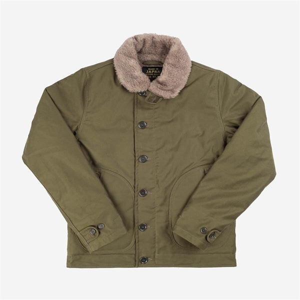Iron Heart IHM-35-ODG (FW23) Whipcord N1 Deck Jacket - Olive Drab Green