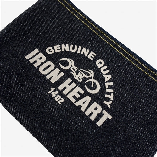 Iron Heart IHG-108 14oz Selvedge Denim Zip-Up Pouch