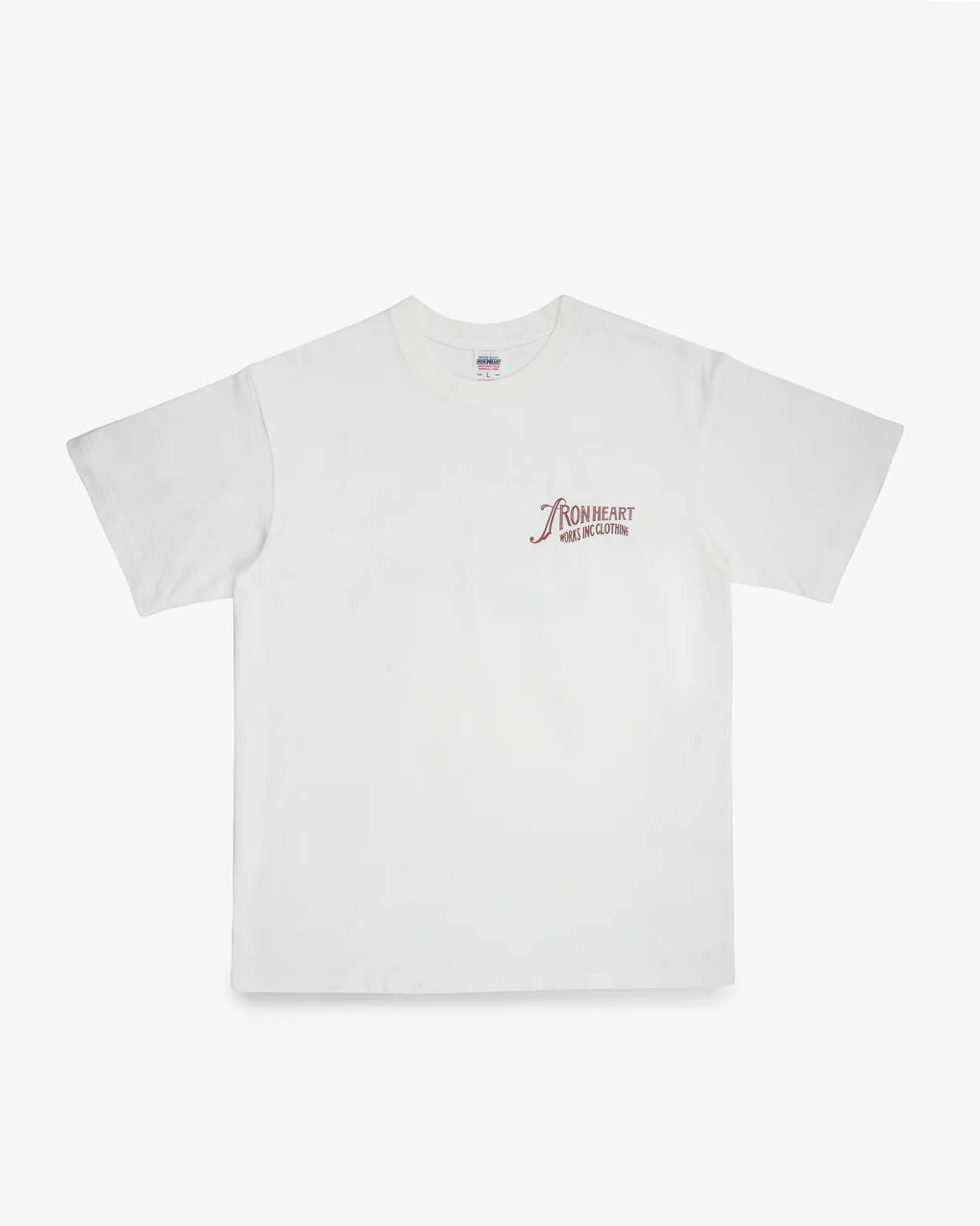 Iron Heart IHT-2501 7.5oz Printed Loopwheel Crew Neck T-Shirt