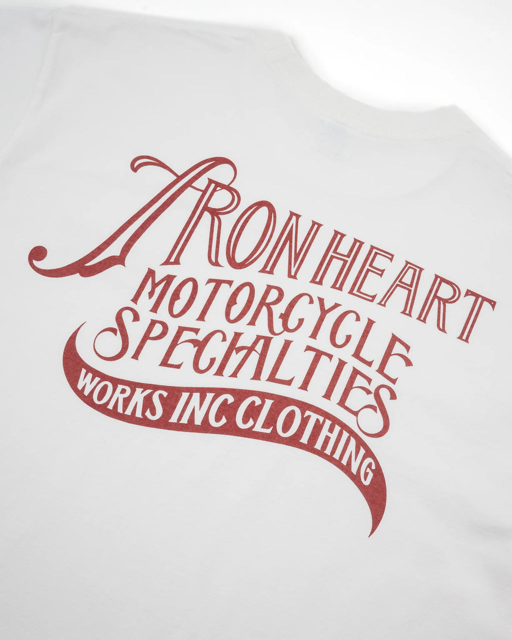 Iron Heart IHT-2501 7.5oz Printed Loopwheel Crew Neck T-Shirt