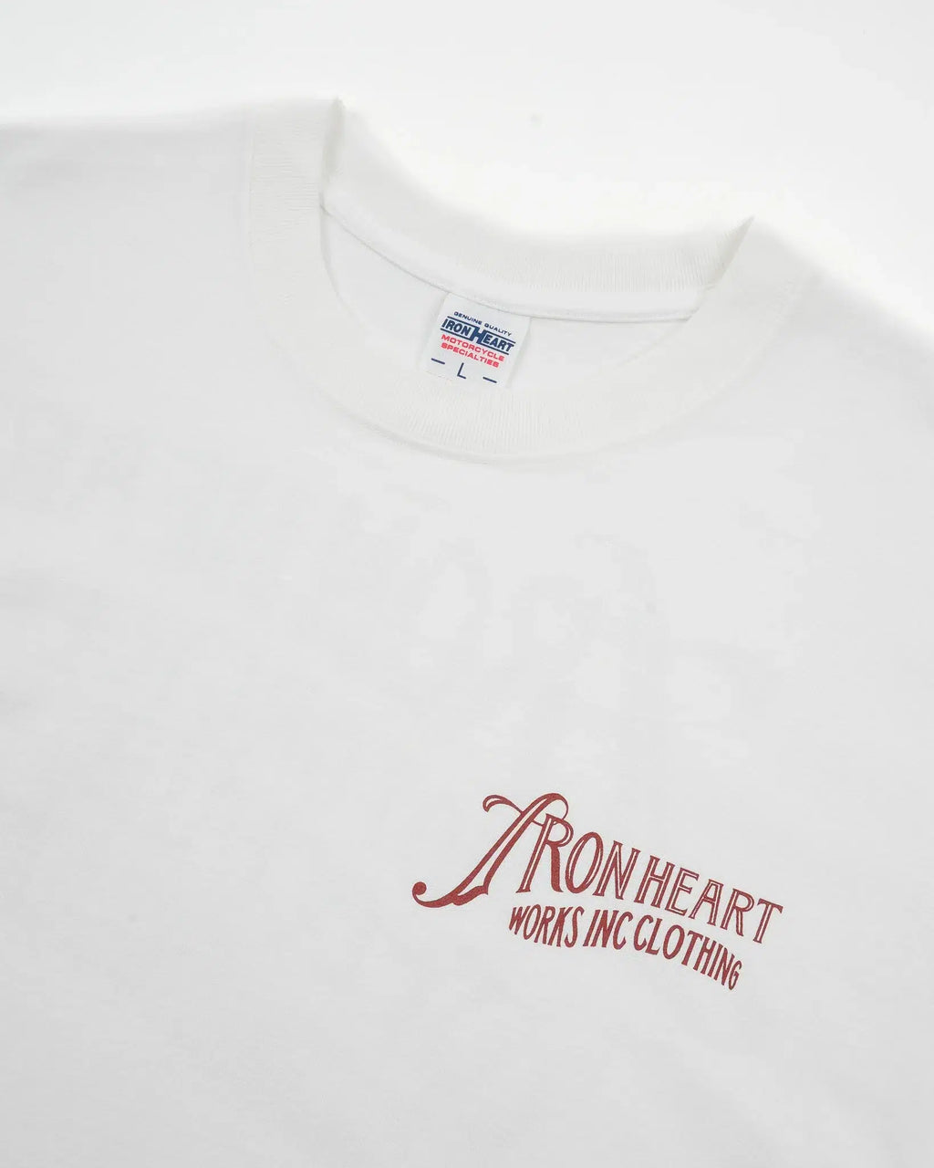 Iron Heart IHT-2501 7.5oz Printed Loopwheel Crew Neck T-Shirt