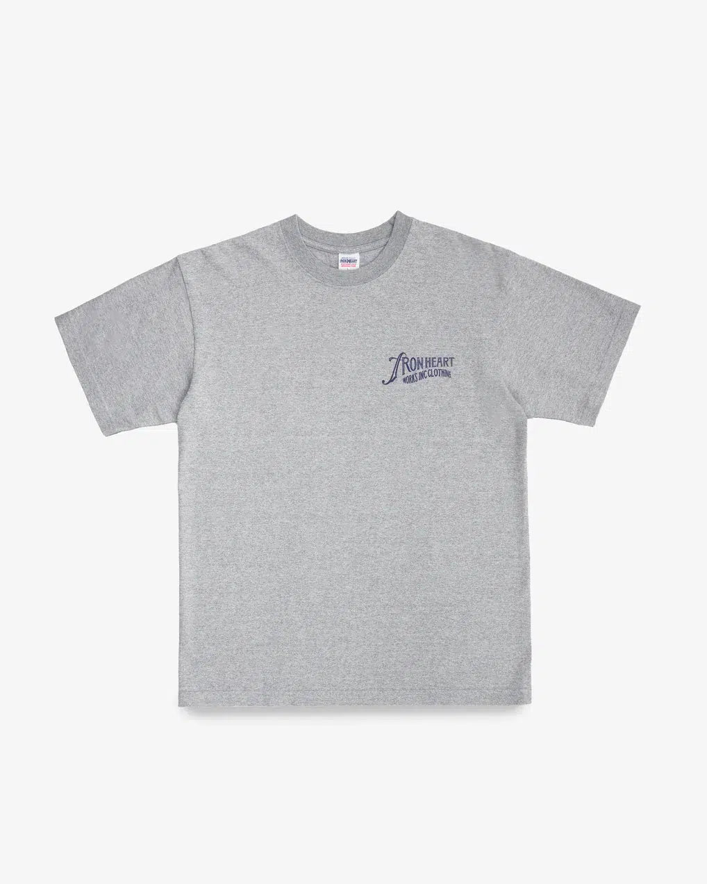 Iron Heart IHT-2501 7.5oz Printed Loopwheel Crew Neck T-Shirt