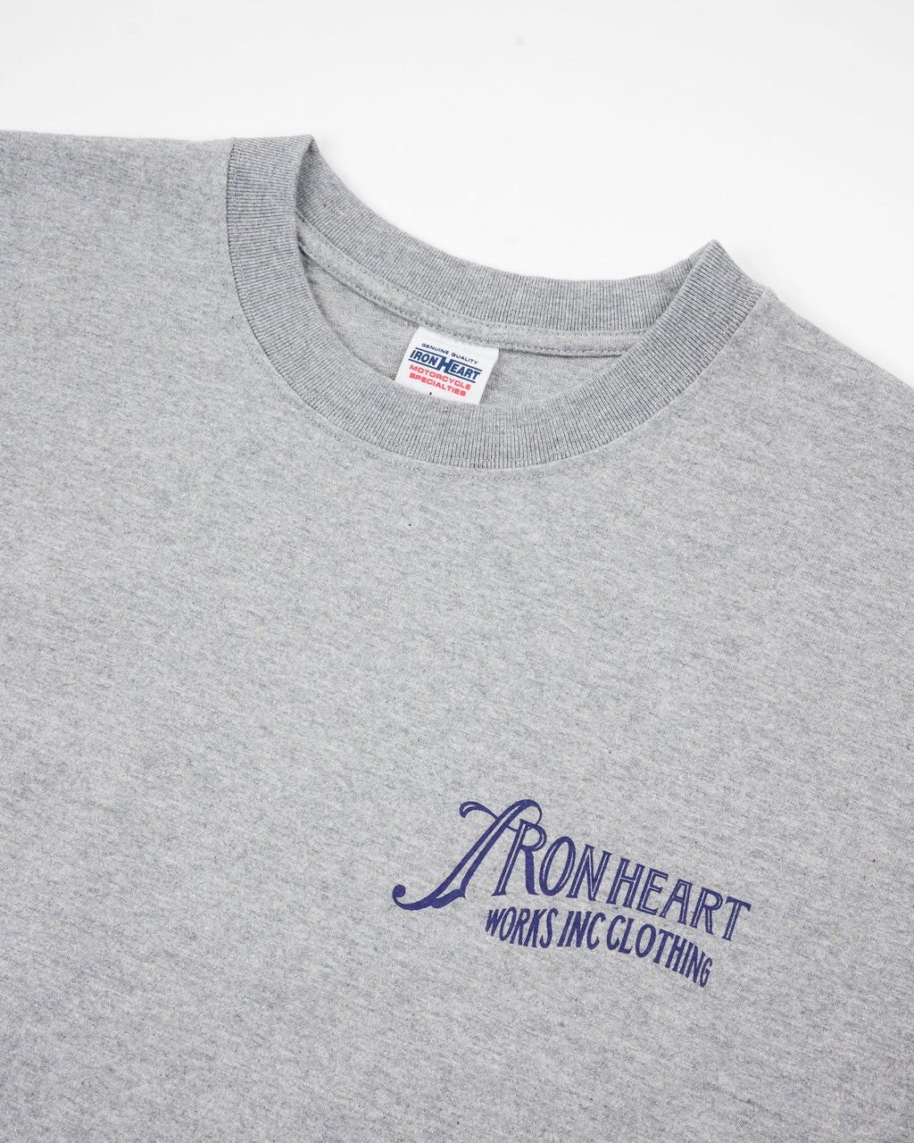 Iron Heart IHT-2501 7.5oz Printed Loopwheel Crew Neck T-Shirt