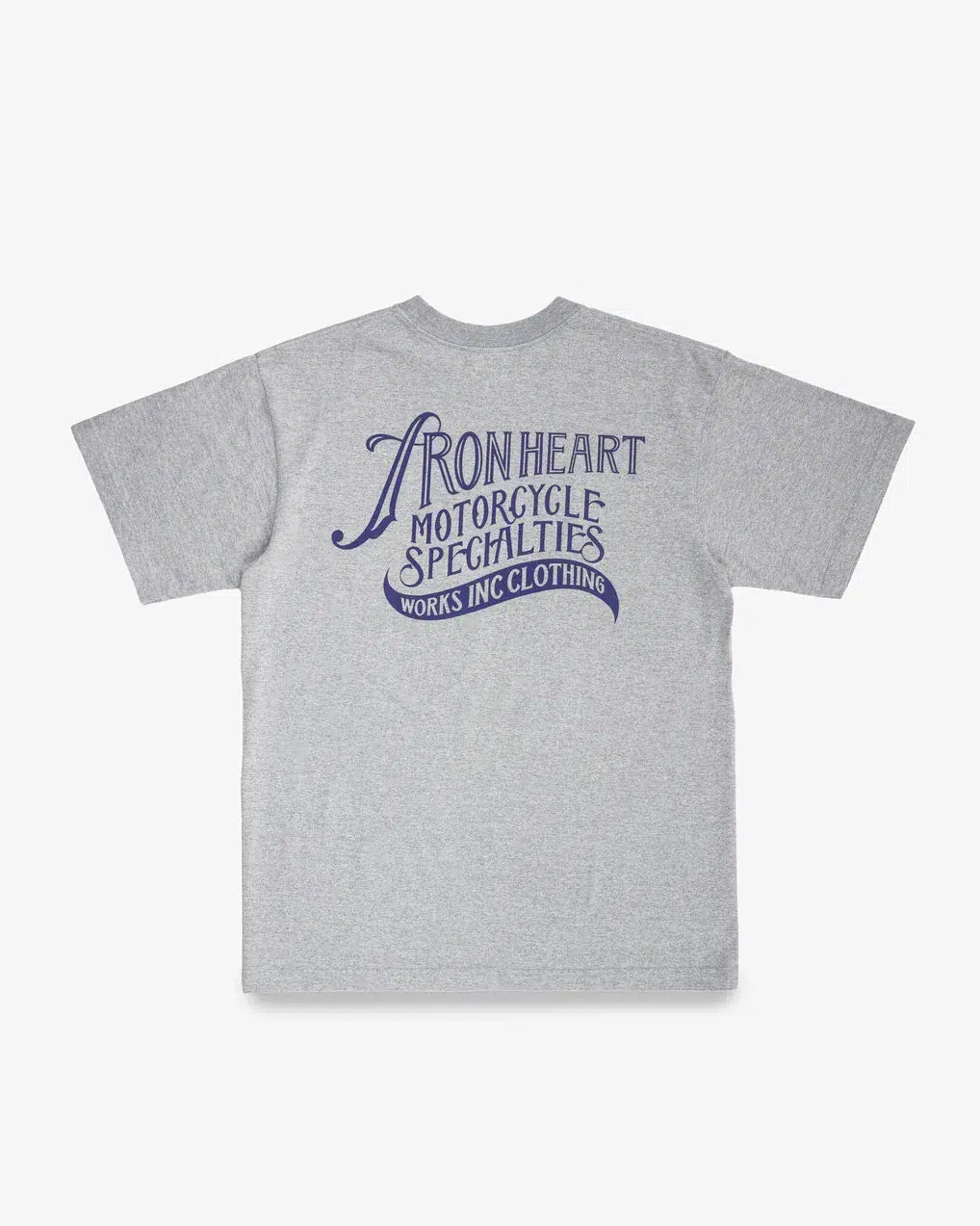 Iron Heart IHT-2501 7.5oz Printed Loopwheel Crew Neck T-Shirt