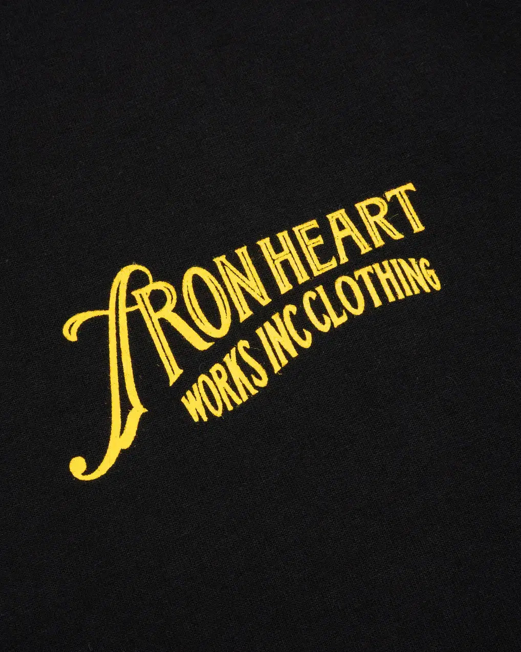 Iron Heart IHT-2501 7.5oz Printed Loopwheel Crew Neck T-Shirt