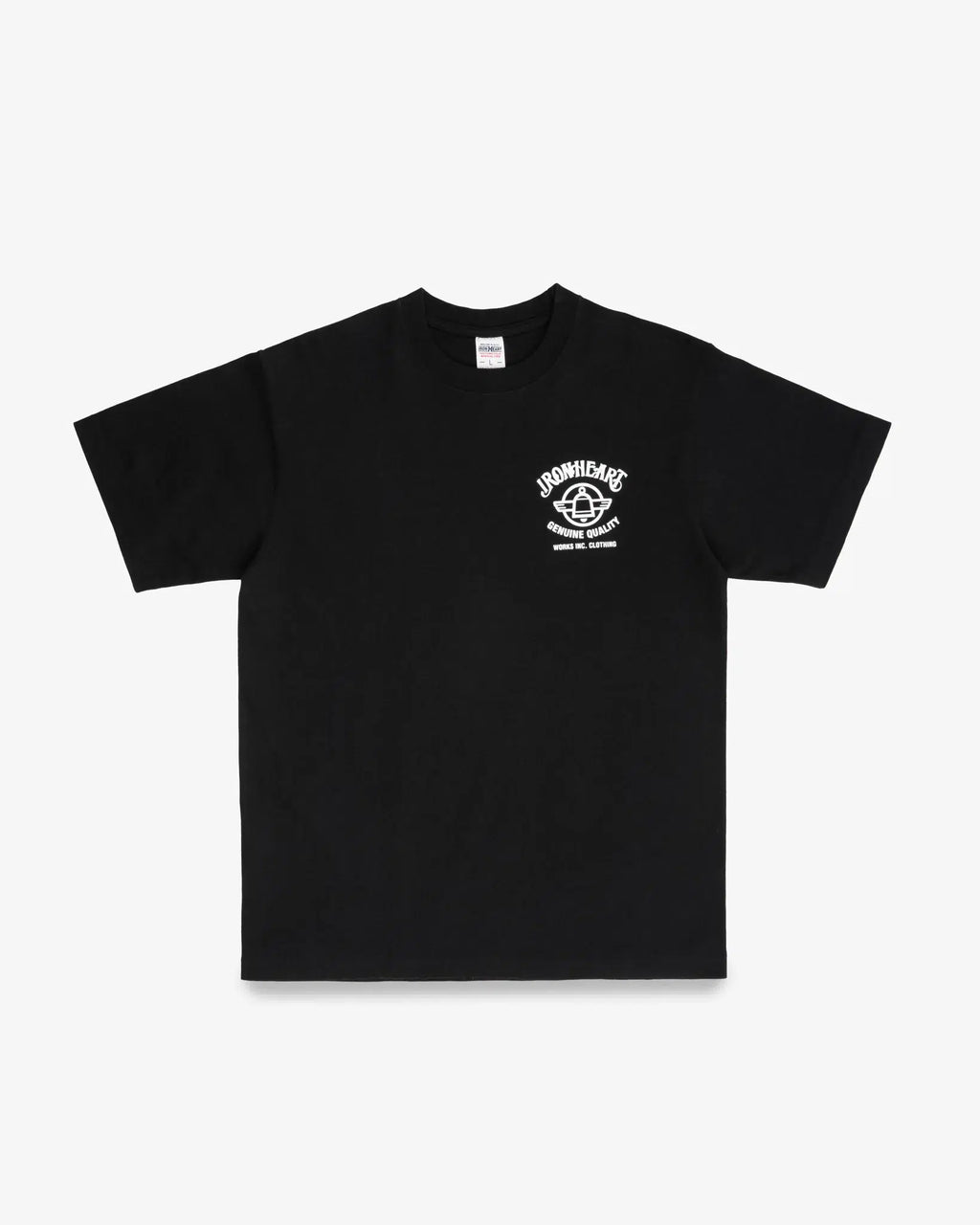 Iron Heart IHT-2502 7.5oz Printed Loopwheel Crew Neck T-Shirt
