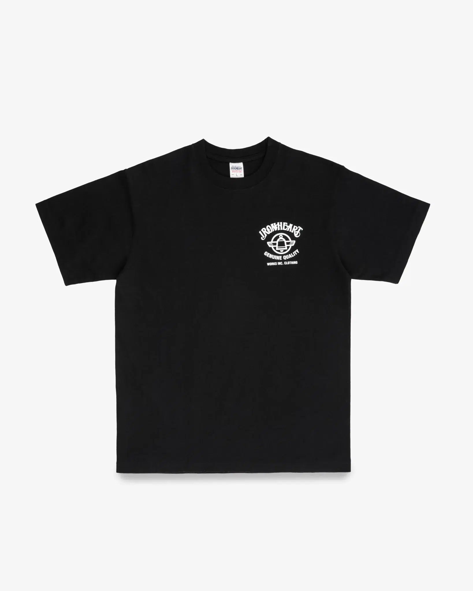 Iron Heart IHT-2502 7.5oz Printed Loopwheel Crew Neck T-Shirt
