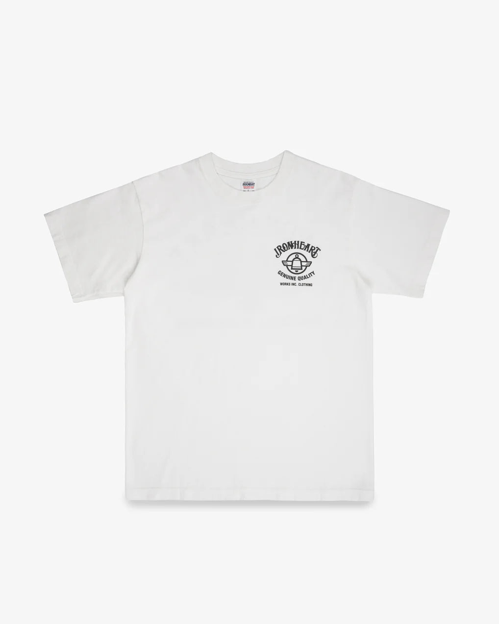 Iron Heart IHT-2502 7.5oz Printed Loopwheel Crew Neck T-Shirt