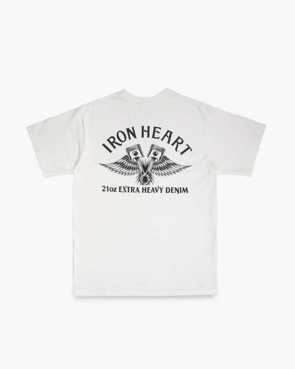 Iron Heart IHT-2502 7.5oz Printed Loopwheel Crew Neck T-Shirt
