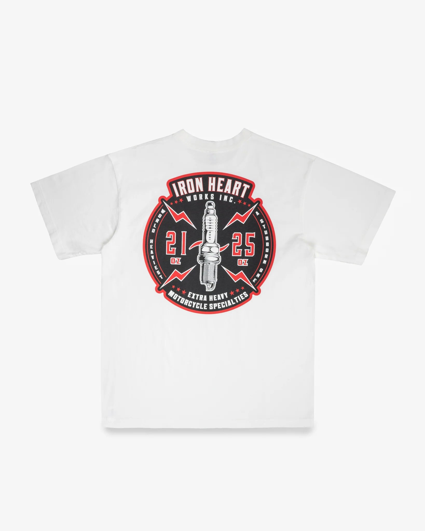 Iron Heart IHT-2503 7.5oz Printed Loopwheel Crew Neck T-Shirt