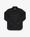 Iron Heart IHSH-295-BB 14oz Selvedge Denim Western Shirt Black/Black
