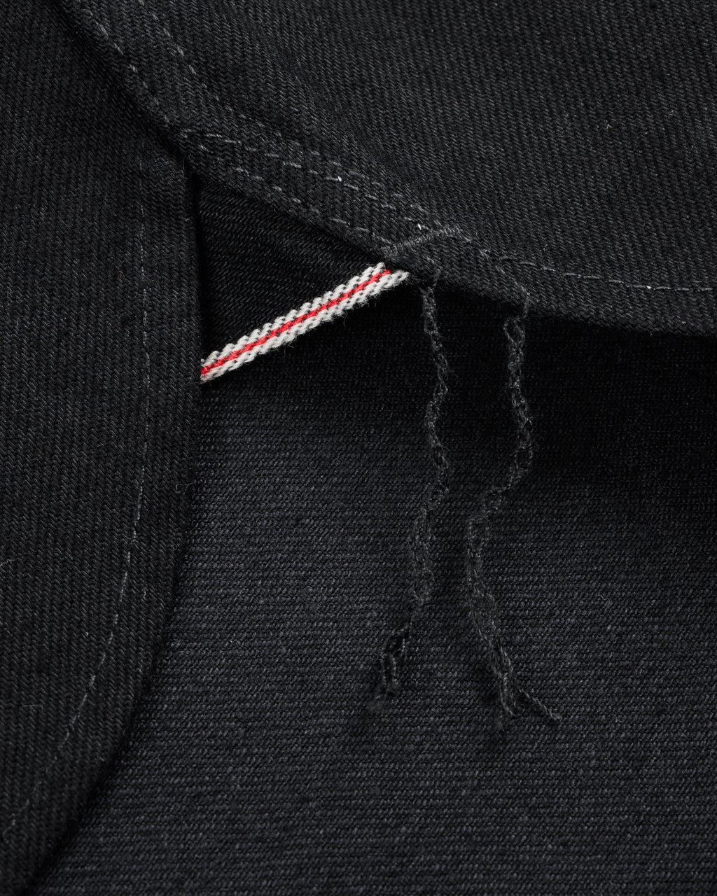 Iron Heart IHSH-295-BB 14oz Selvedge Denim Western Shirt Black/Black