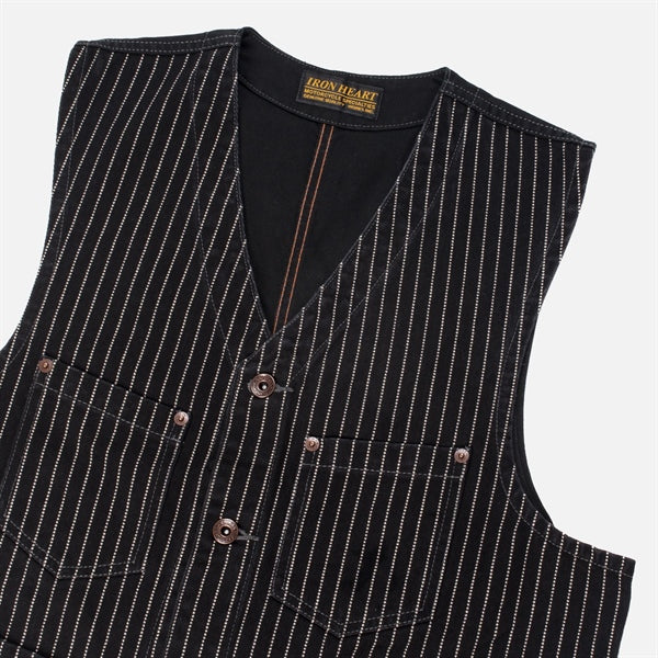 Iron Heart IHV-02-BLK 12oz Wabash/Duck Work Vest