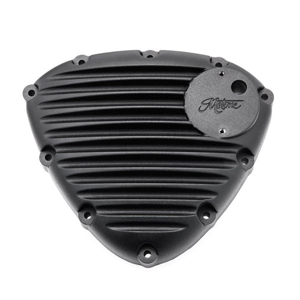 Motone Finned Timing/Stator Cover - Black - MMU042