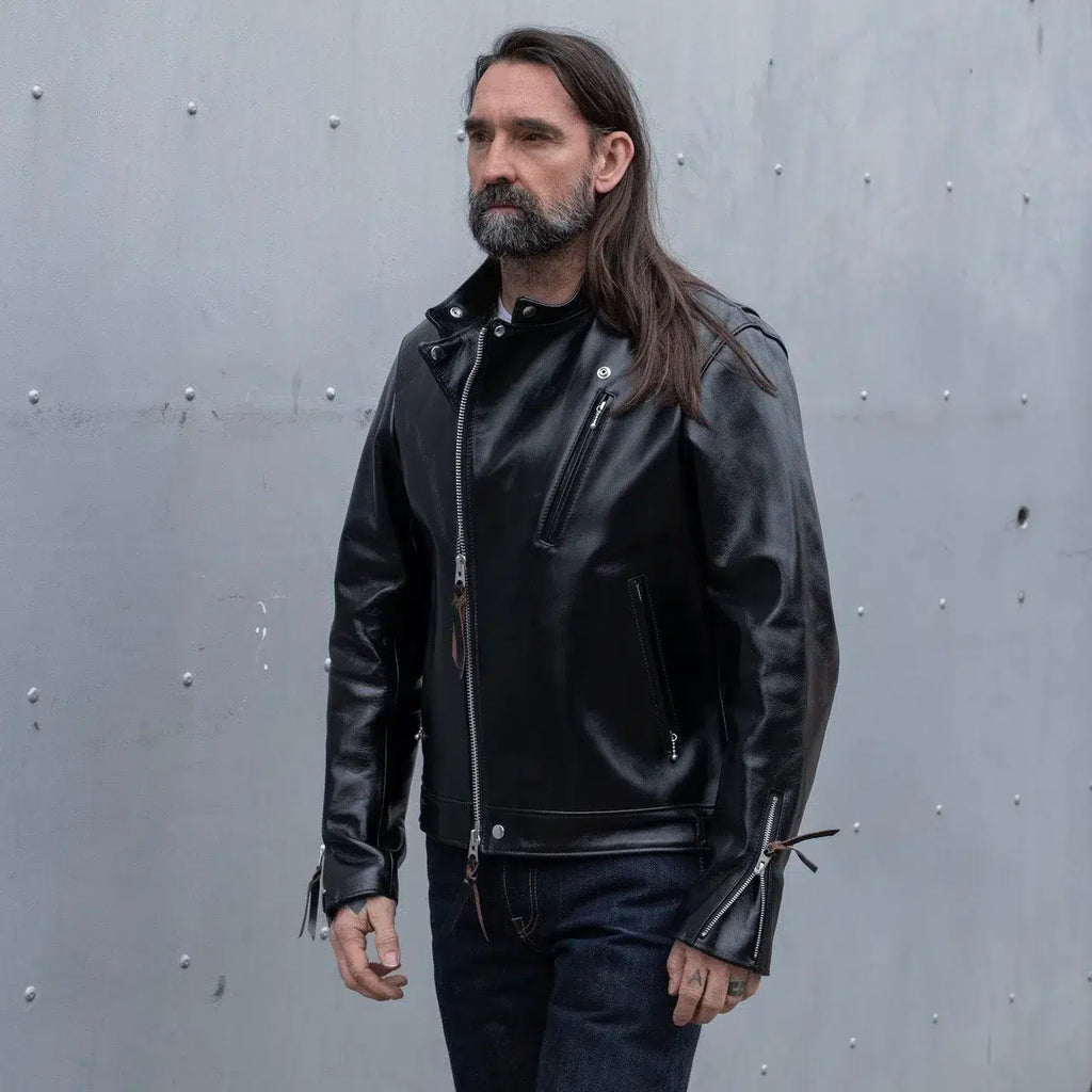 Iron Heart IHJ-128 Japanese Horsehide Double Motorcycle Jacket