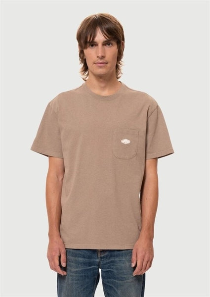 Nudie Jeans Leffe Pocket Tee Melange