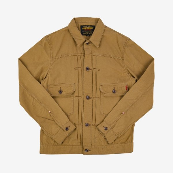 Iron Heart IHJ-134-ODG (SS24) 9oz Paraffin Coated OX Type II Jacket