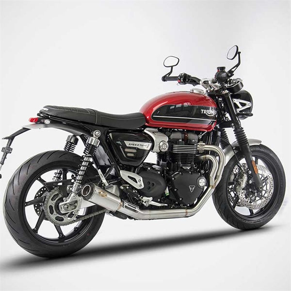 Pô Zard Speed Twin Full System 2>1 Carbon End Cap