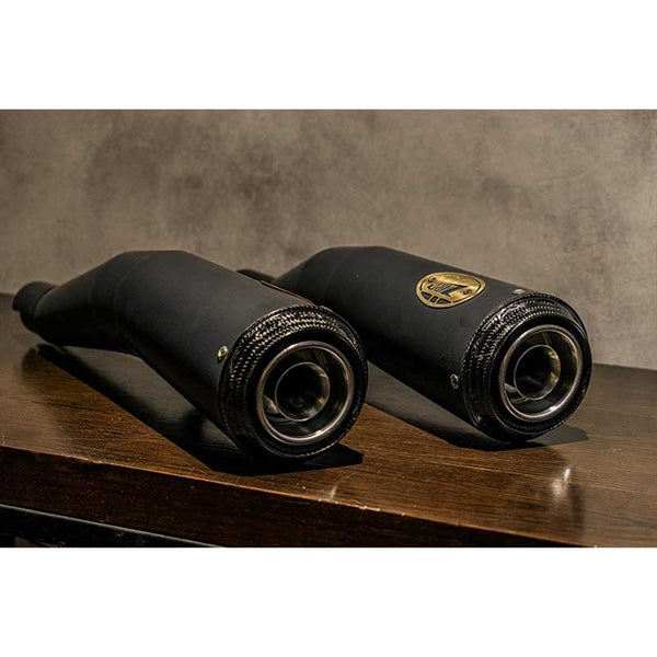 Zard Speed Twin Slip On Black Coating + Carbon End Cap