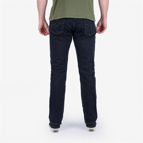 Iron Heart IH-888S-SLBod 16oz Slubby Selvedge Denim Relaxed Tapered Cut Jeans - Indigo Overdyed