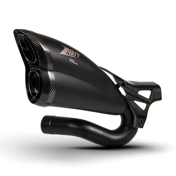 Pô Zard Rocket 3 Black Coating + Carbon Header Head Shield Kit