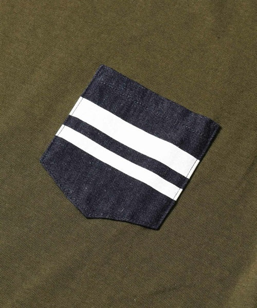 Momotaro MT003 GTB denim pocket T-shirt
