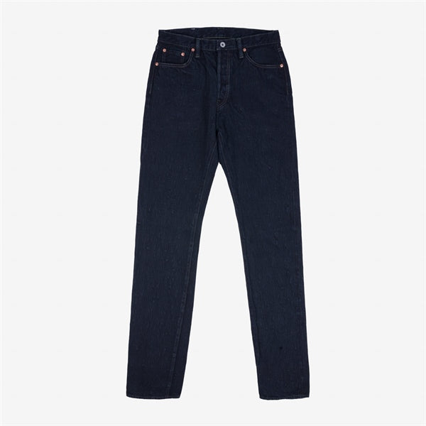 Iron Heart IH-888S-SLBod 16oz Slubby Selvedge Denim Relaxed Tapered Cut Jeans - Indigo Overdyed