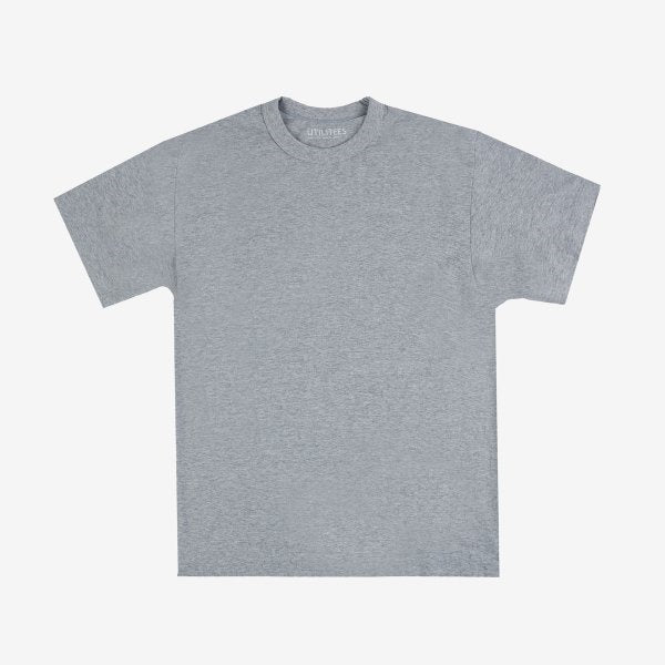 Iron Heart UTIL-TWIN-GRY Twin Pack - 5.5oz Loopwheel Crew Neck T-Shirt
