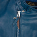 Iron Heart IHJ-128-BLU (FW23) Japanese Horsehide Double Motorcycle Jacket