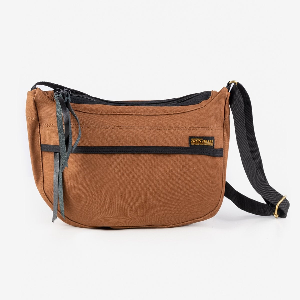 Iron Heart IHE-19-BRN 17oz Duck Small Shoulder Bag - Brown
