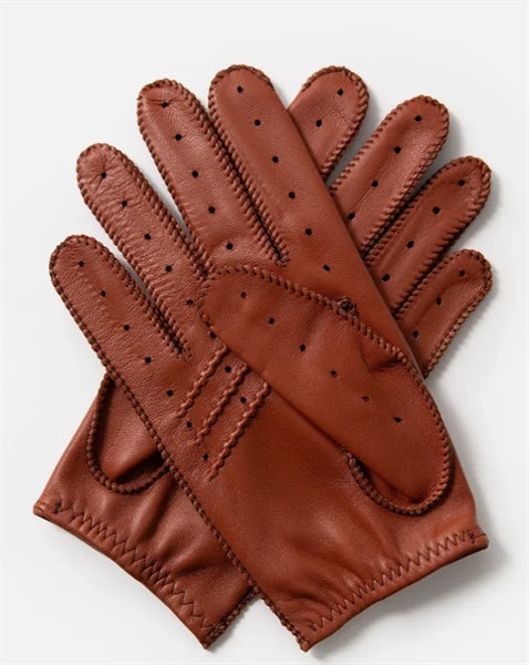 Cafe Triton Driving Gloves Targa Cream