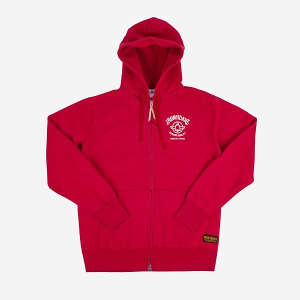 Iron Heart IHSW-65  (SS23) Printed 14oz Ultra Heavyweight Loopwheel Cotton Zippered Hoodie