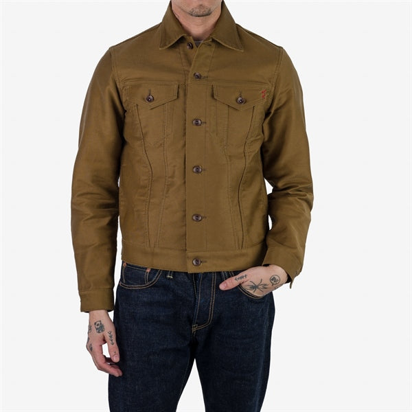 Iron Heart IHJ-126-KHA (FW23) 12oz Whipcord Modified Type III Jacket - Khaki