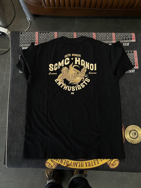 Áo thun SCMC HN đen Rồng