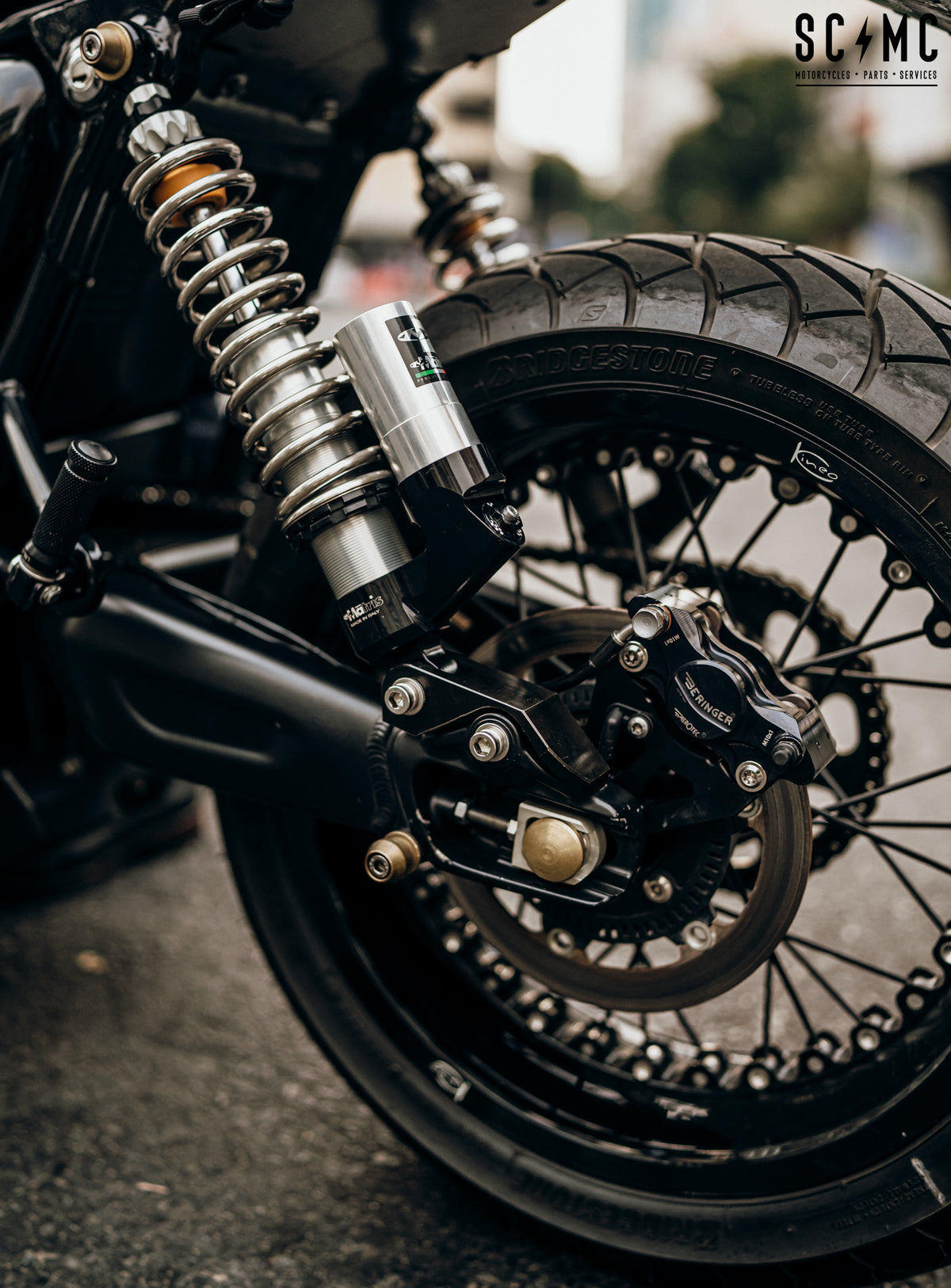 Set rear twin-shocks MATRIS M40KC for TRIUMPH BONNEVILLE SPEED TWIN 1200 / THRUXTON