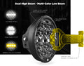 Đèn Pha Denali LED D14 Destroyer - Lắp Đặt Đa Năng 6.75" Tròn
