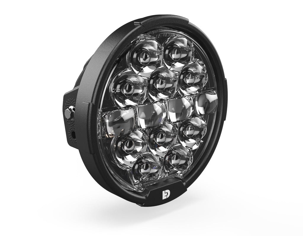 Đèn Pha Denali LED D14 Destroyer - Lắp Đặt Đa Năng 6.75" Tròn