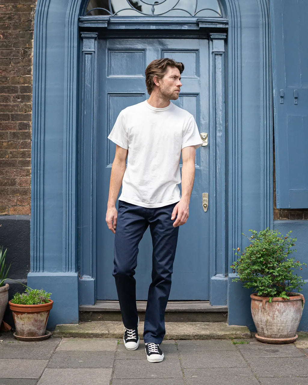 Iron Heart IH-721 9oz Mercerised Selvedge Cotton Slim Tapered Chinos