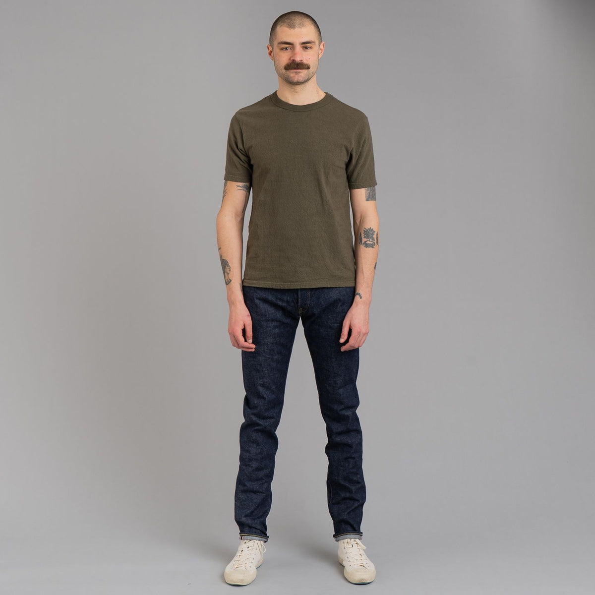 Momotaro 0306-40 14.7oz Zimbabwe Cotton Legacy Blue Denim Tight Tapered