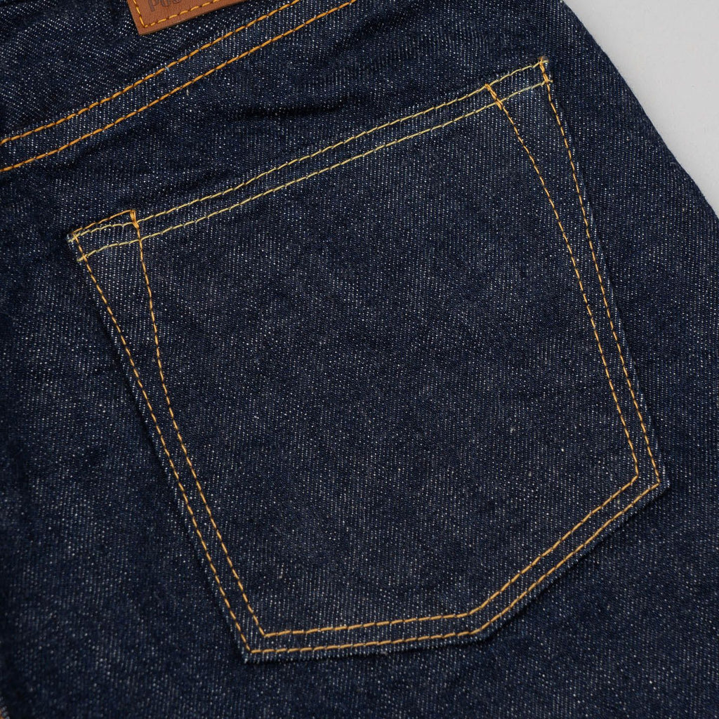 Momotaro 0306-40 14.7oz Zimbabwe Cotton Legacy Blue Denim Tight Tapered