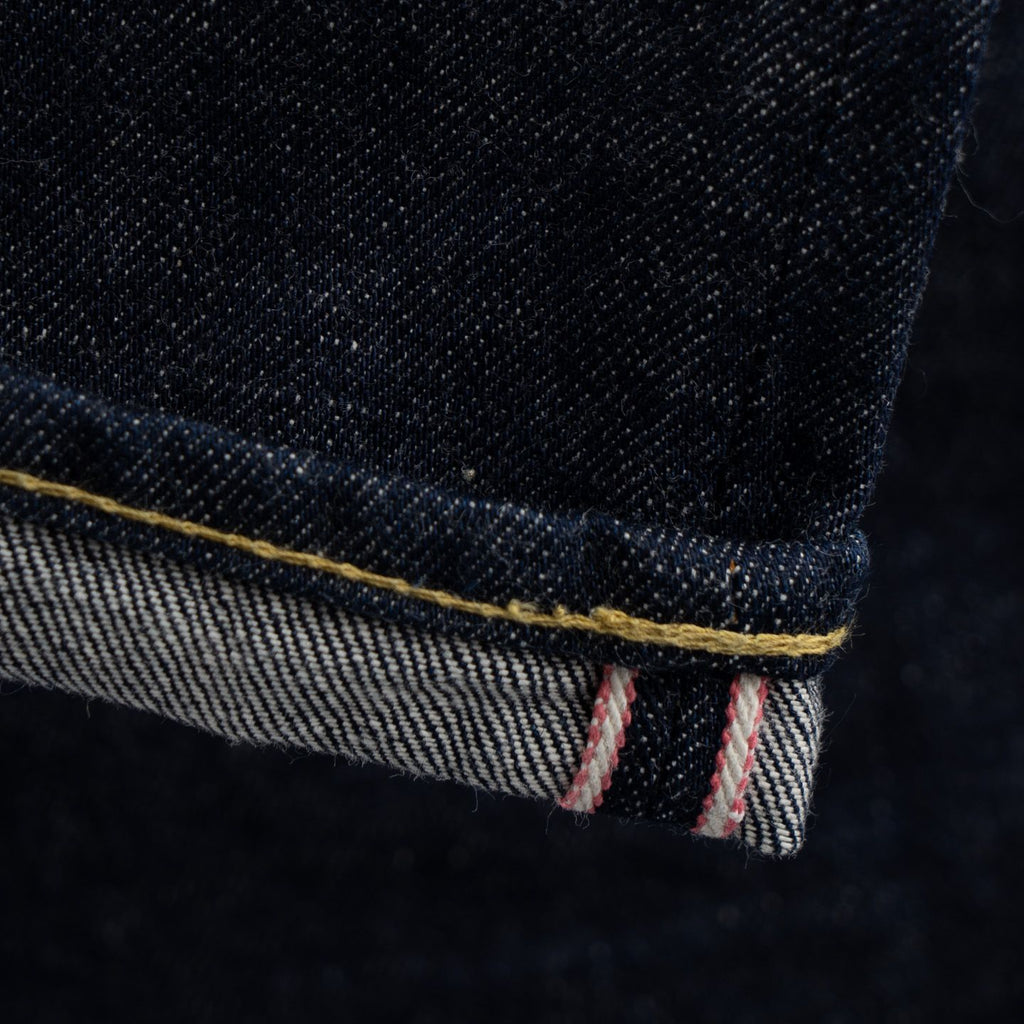 Momotaro 0306-40 14.7oz Zimbabwe Cotton Legacy Blue Denim Tight Tapered