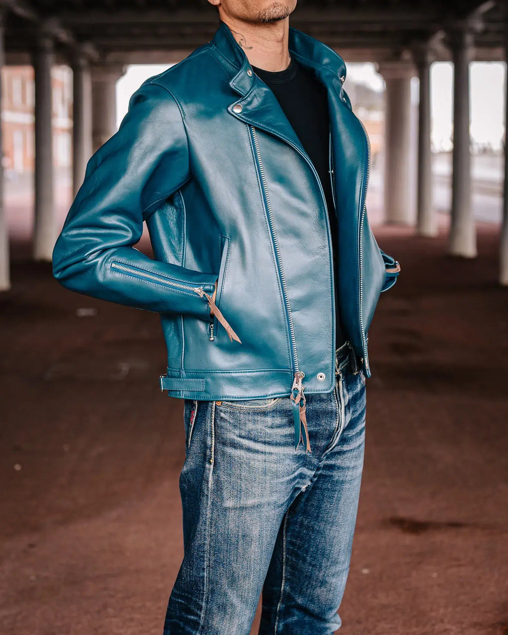 Iron Heart IHJ-128 Japanese Horsehide Double Motorcycle Jacket