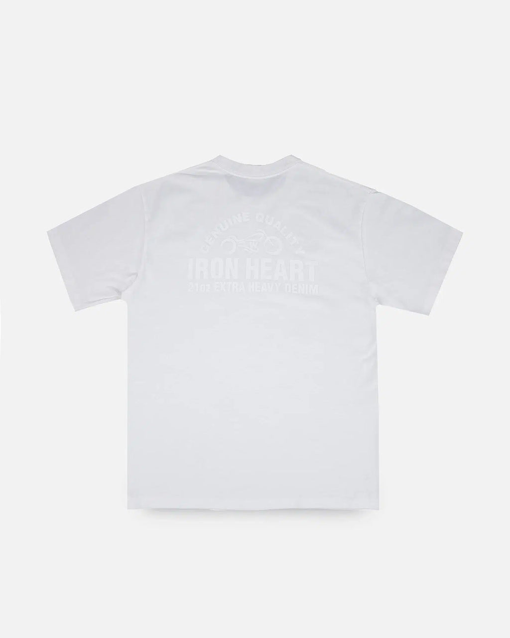 Iron Heart IHT-2401 7.5oz Printed Loopwheel Crew Neck T-Shirt