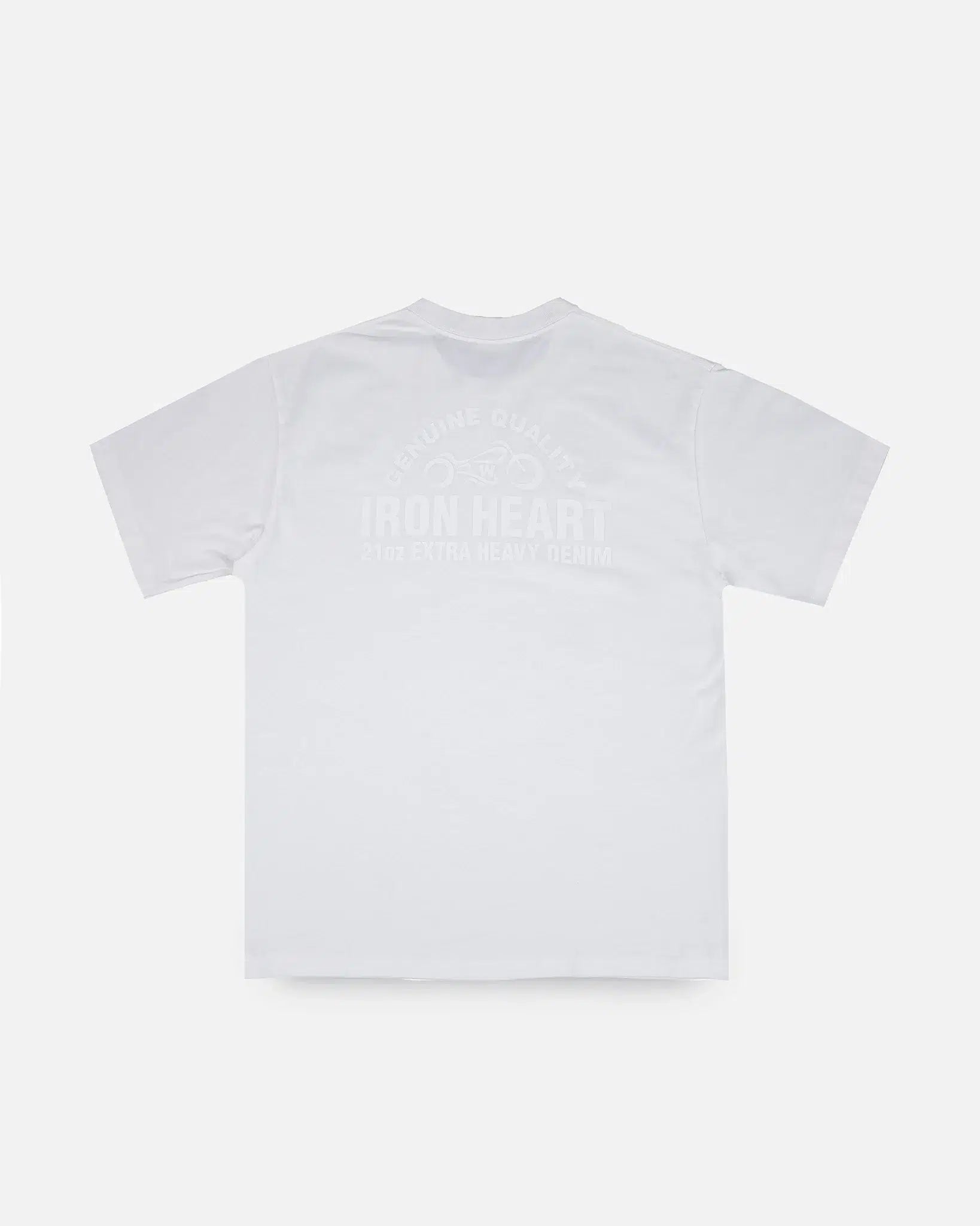Iron Heart IHT-2401 7.5oz Printed Loopwheel Crew Neck T-Shirt
