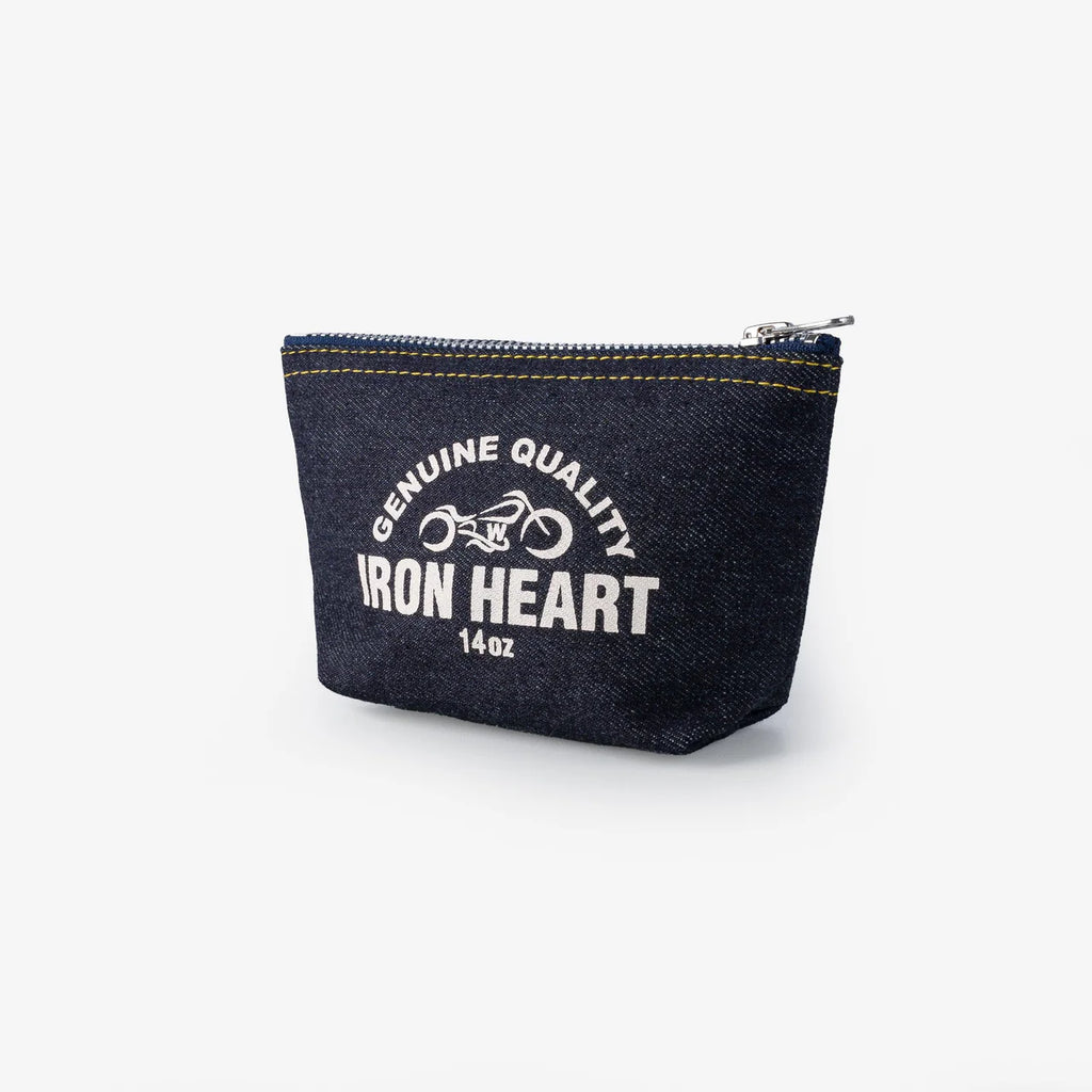 Iron Heart IHG-108 14oz Selvedge Denim Zip-Up Pouch