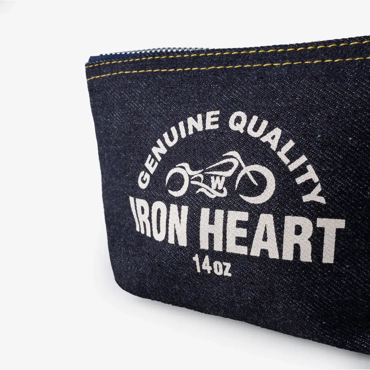 Iron Heart IHG-108 14oz Selvedge Denim Zip-Up Pouch